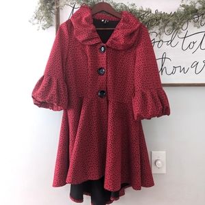 Curvesque Red Formal Jacket